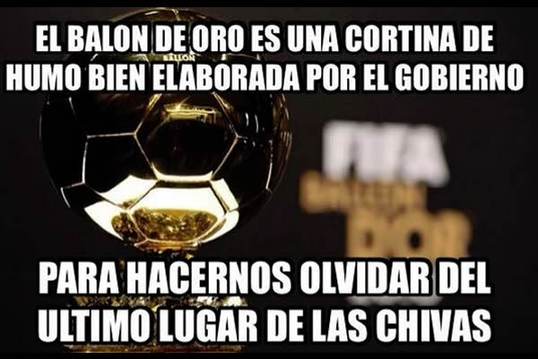 Los memes del Balón de Oro.