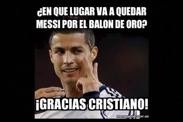 Los memes del Balón de Oro.