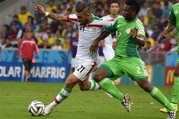 Los nigerianos no pudieron romper el parado iraní.
