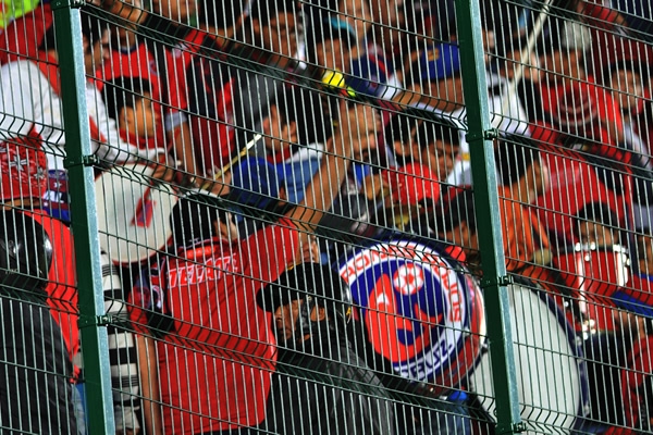 Los seguidores locales se hicieron presentes.