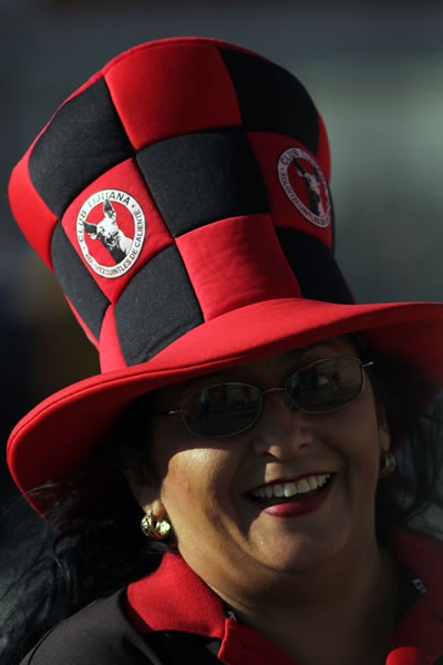 Los sombreros no podían faltar.