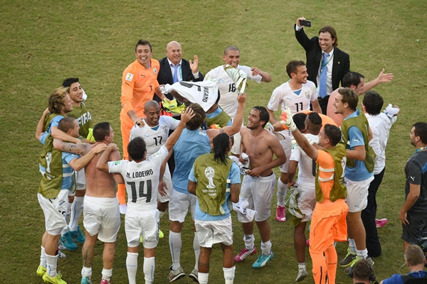 Los uruguayos consiguieron el pase.
