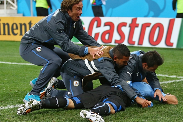 Luis Suárez volvió a darle la ventaja al conjunto sudamericano.