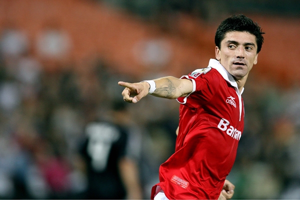 Mancilla celebra la anotación escarlata