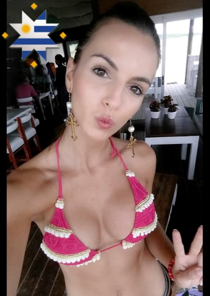 Martina Graf, una musa uruguaya con mucha garra. 