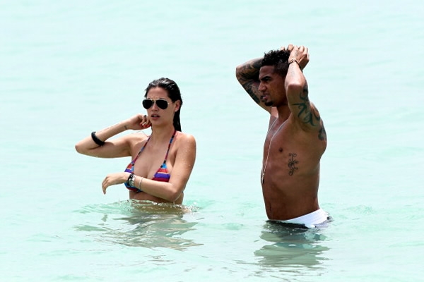 Melissa Satta y Kevin Prince Boateng, un amor imperial.