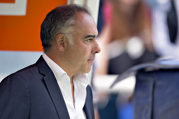 Memo Vázquez se mostró tranquilo antes del juego.