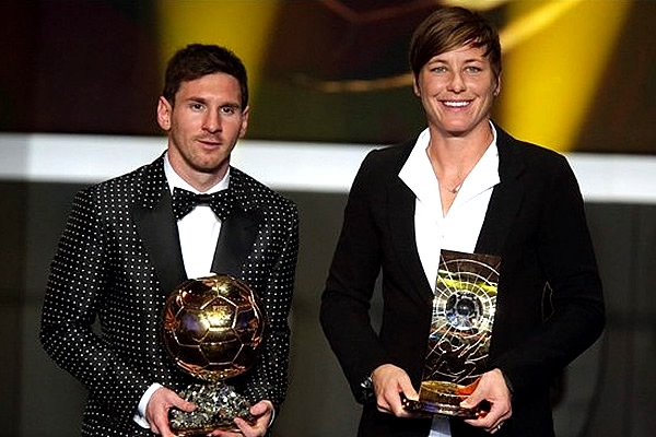 Messi se alzó con su cuarto Balón de Oro en 2012.