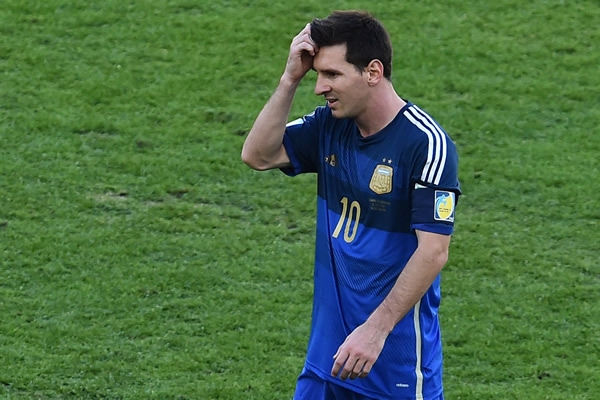 Messi se iba al ataque pero no concretaba.