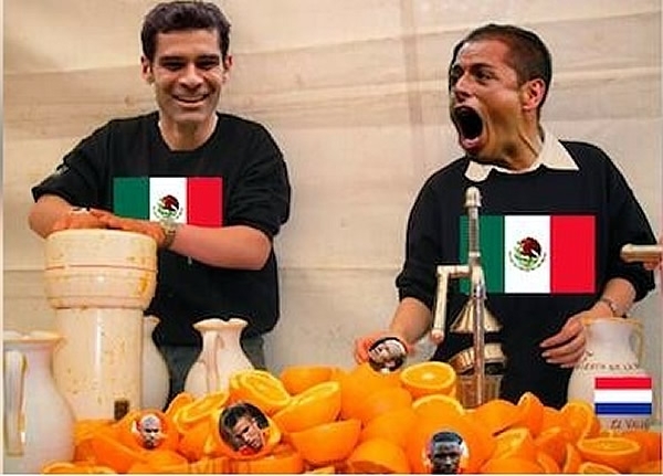 México se quedó con las ganas de hacer jugo de naranja.
