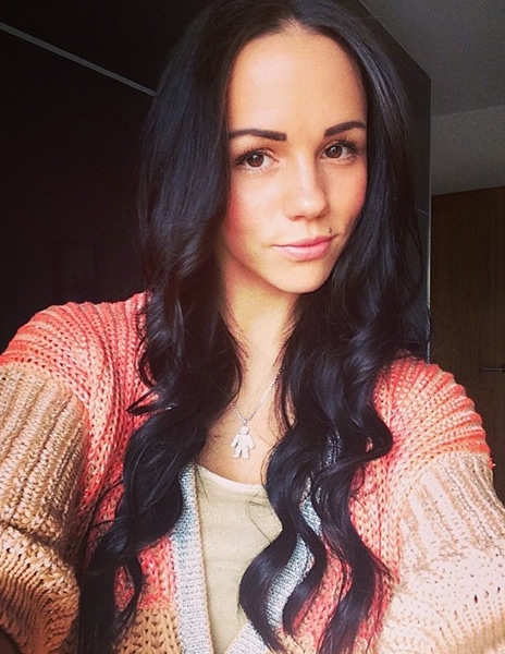 Michaela Hamsík, esposa y bella musa de Walter Gargano. 