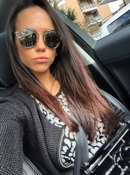 Michaela Hamsík, esposa y bella musa de Walter Gargano. 