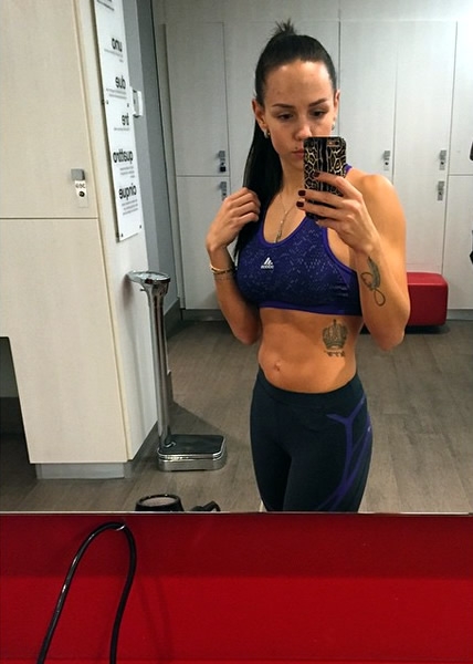 Michaela Hamsík, esposa y bella musa de Walter Gargano. 