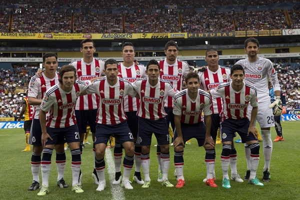 Once titular de Chivas en su visita al Jalisco.