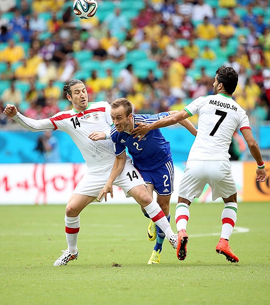 Partido duro y trabado para las dos Selecciones.