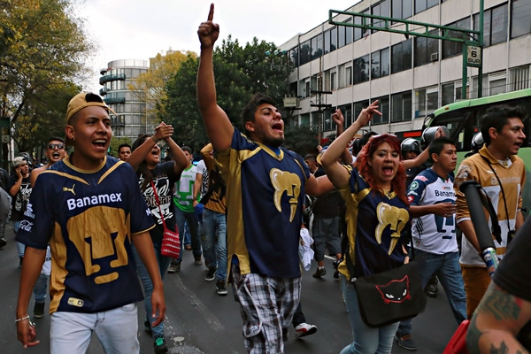 Pese a las complicaciones de Pumas, su afición llegó optimista.