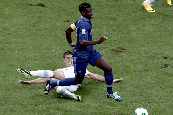 Pogba se ha visto sin oportunidades ante la marca Charrúa.