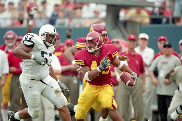 Polamalu en un partido ante Penn State University.