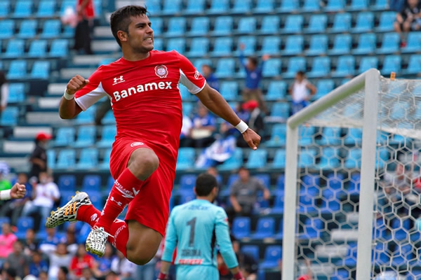 Ponce festejó con todo el gol que marcó.