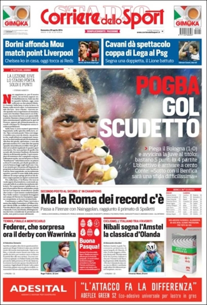 Portada del 20 de abril de 2014.