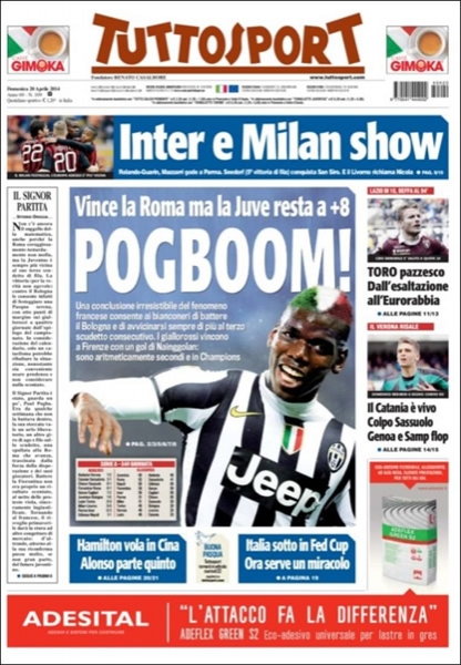 Portada del 20 de abril de 2014.