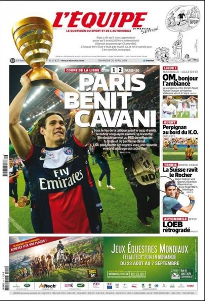 Portada del 20 de abril de 2014.