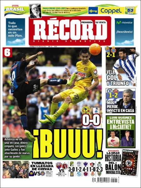 Portada del 20 de abril de 2014