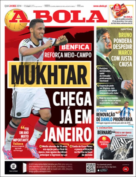 Portada del 24 de diciembre de 2014.