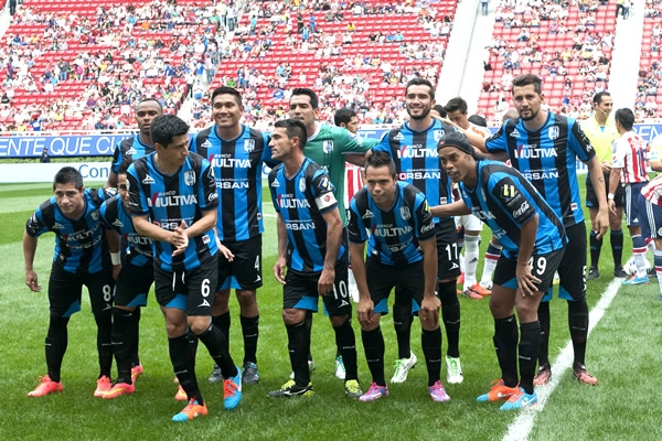 Querétaro saltó a la grama del Omnilife con este equipo.