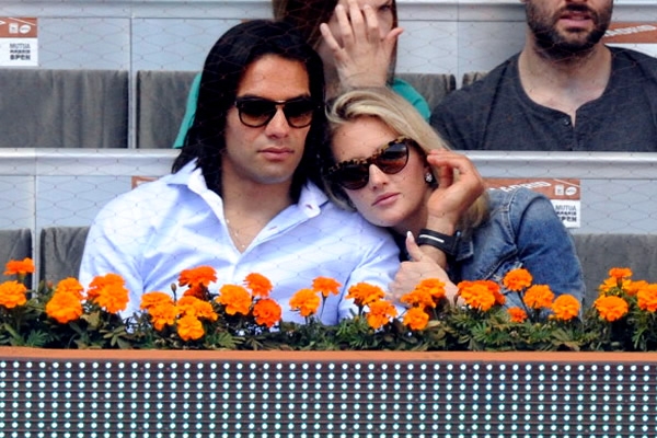 Radamel Falcao y Lorelei Dahiana Tarón, amor cafetalero.