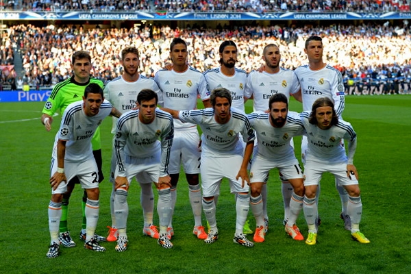 El Real Madrid alineó con Cristiano, Khedira, Varane y Coentrao.