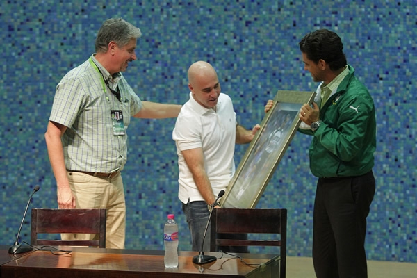 Rodrigo Ruíz recibió un homenaje por parte de los Laguneros.