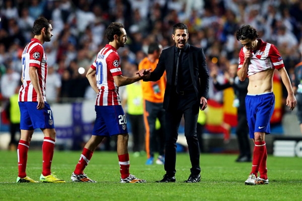 Simeone expresó que está orgulloso de sus jugadores.
