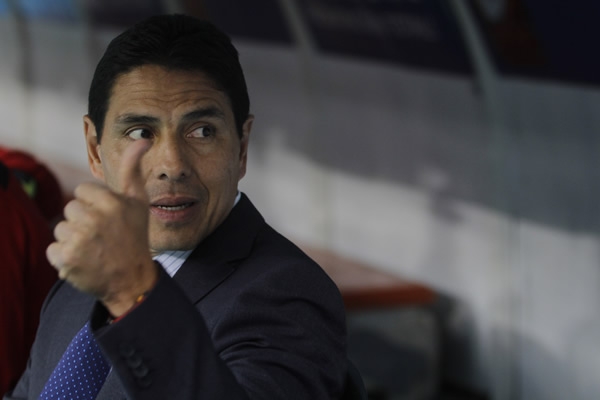 Sosa no mostró buena cara tras el empate.