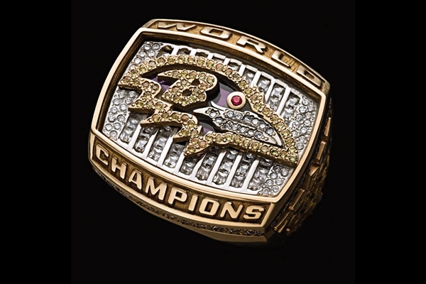 Todos los anillos de Campeón del Super Bowl.