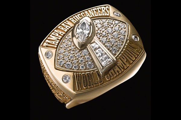 Todos los anillos de Campeón del Super Bowl.