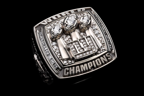 Todos los anillos de Campeón del Super Bowl.