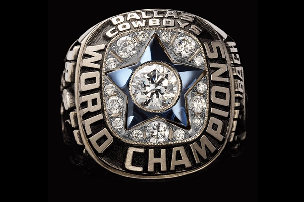 Todos los anillos de Campeón del Super Bowl.