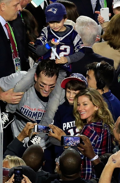 Tom Brady y Gisele Bundchen, el amor de 100 yardas.