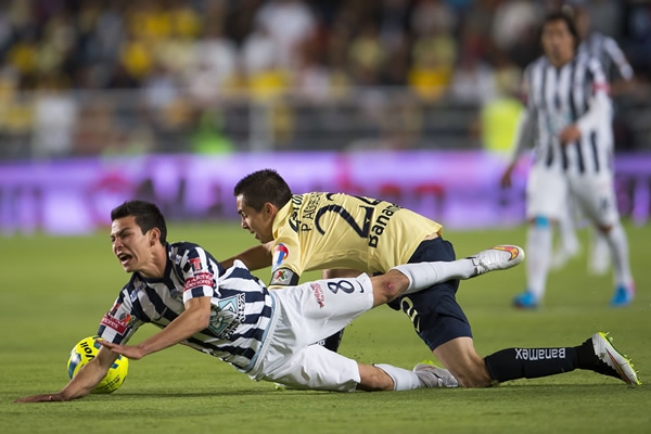 Tuzos y Águilas cometieron algunas faltas.