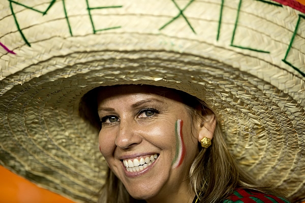 Aficionados, fieles al conjunto azteca.