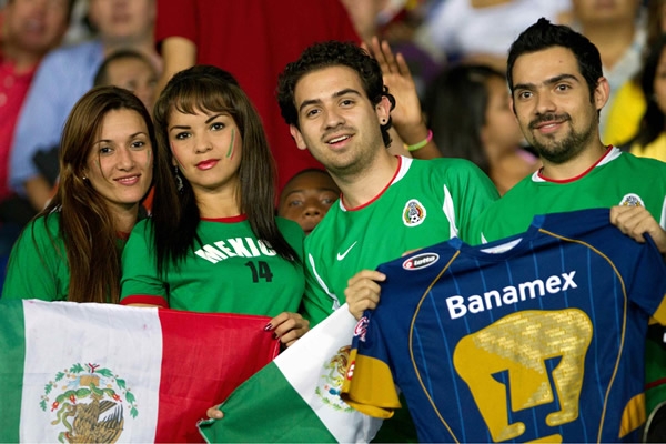 Aficionados mexicanos se hicieron presentes en Pereira.