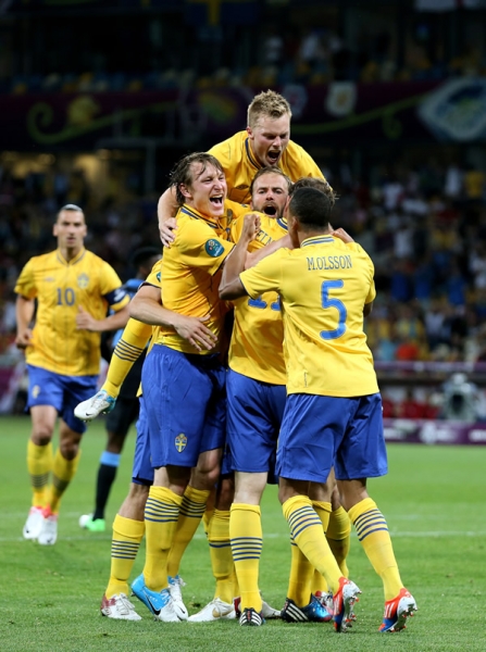 Ante todos los pronósticos, Suecia ganaba 2-1.