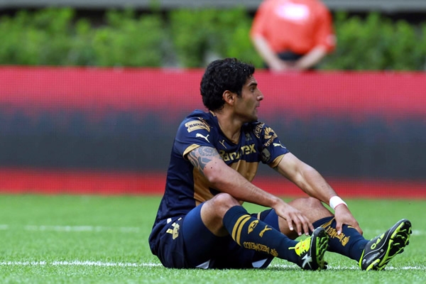 Bravo tuvo un par de llegadas en el segundo tiempo, pero no salió atinado.