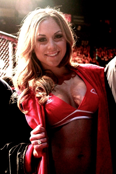 Brittney Palmer, la Diva del octágono.