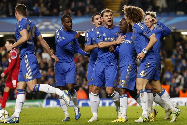 Chelsea goleó 6-1 en el último duelo de Fase de Grupos.