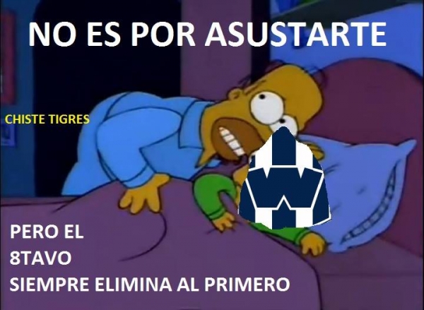 Clásico en Liguilla, Rayados tiene miedo - memes