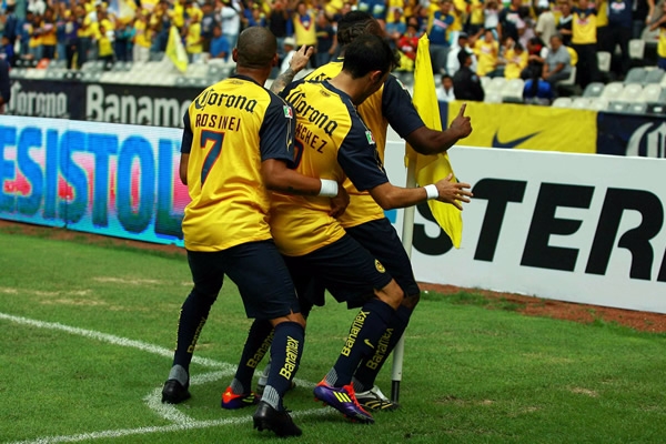 Con un baile, los americanistas celebraron el gol.