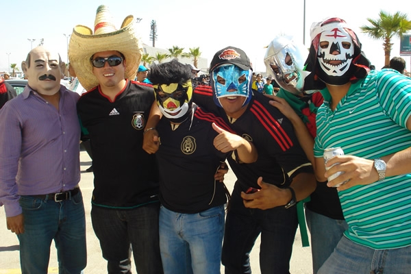 Desde temprano llegaron los aficionados.