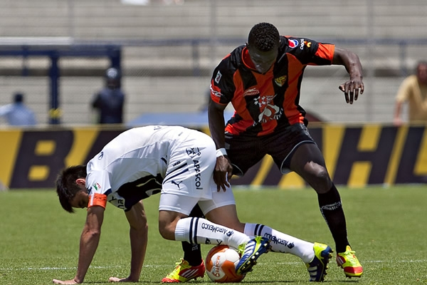 Después de su primer gol, Arizala estuvo muy activo.